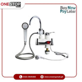 Kitchen Water Heater Cold Heating Faucet Instantaneous Water Heater Tap Instant Hot Water Faucet Heater with Shower Head